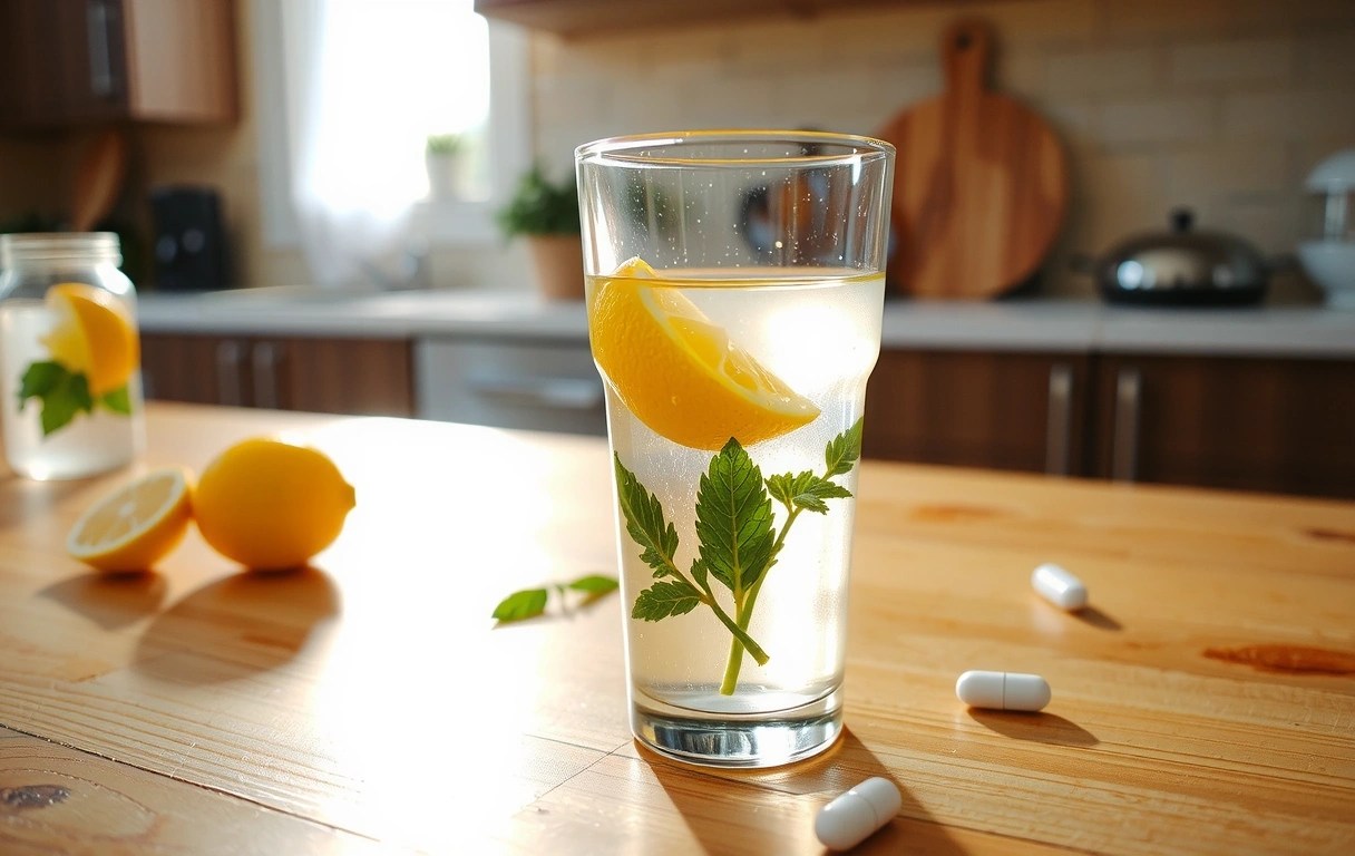 Frische Morgenroutine